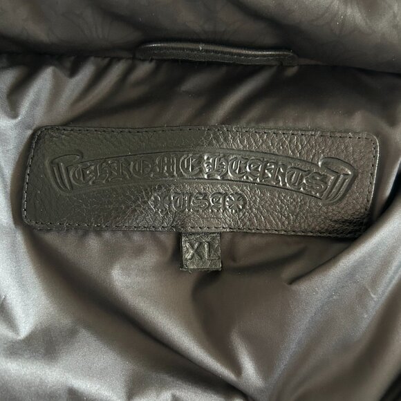 Chrome Hearts Black Cross Jacquard Puffer Vest - Picture 3 of 6